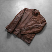 
Dean Negro Chaqueta Biker de Cuero para Hombre – alternate product view 7