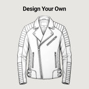 
Design Your Custom Leather Jacket | Free Shipping & Alteration in Classic Full-Grain Leather - Vista frontal y silueta entallada | Comprar online