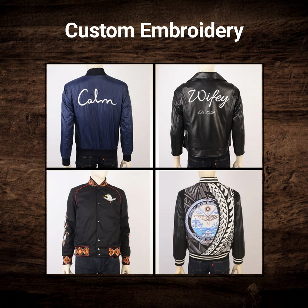 
Design Your Own Chaqueta de Cuero para Mujer – alternate product view 10