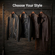 
Design Your Custom Leather Jacket | Free Shipping & Alteration - Vista lateral mostrando el corte ergonómico de mangas