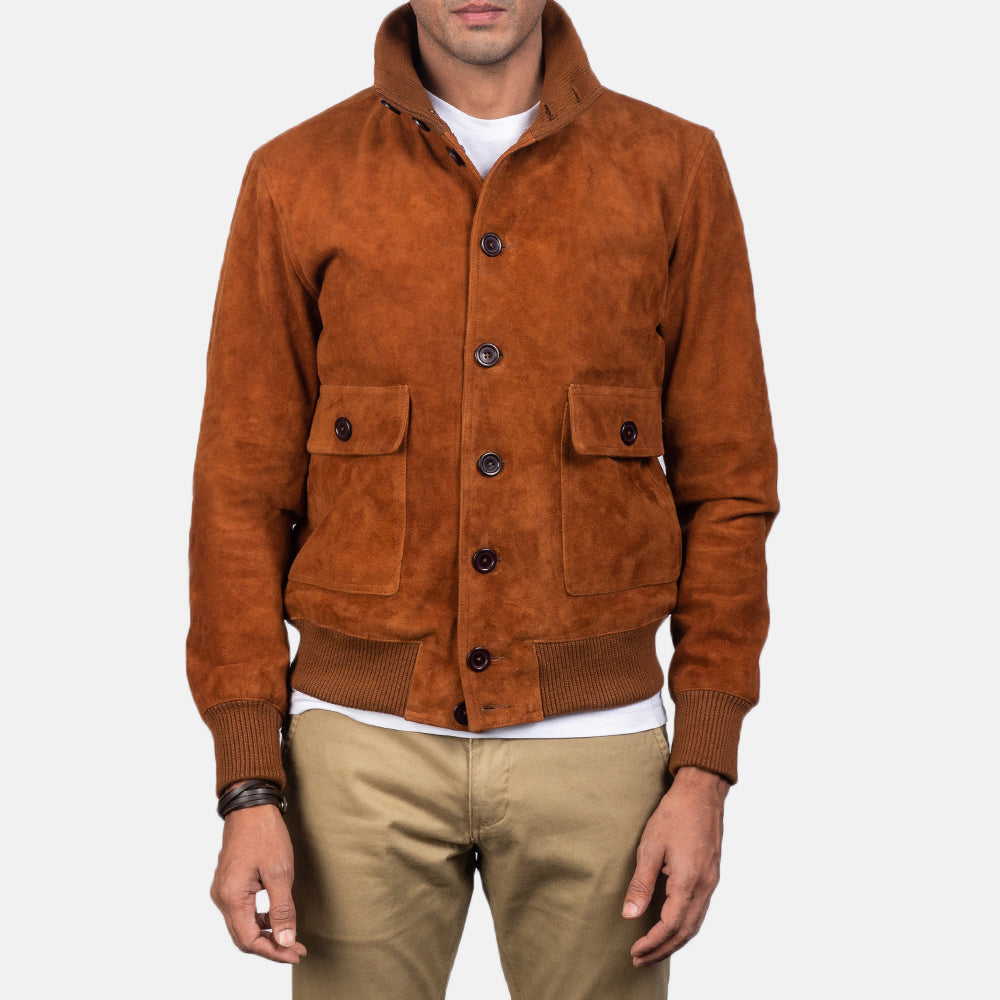 
Eaton Chaqueta Bomber de Cuero para Hombre – alternate product view 3