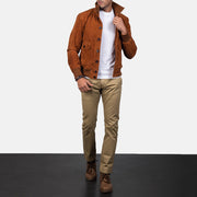
Eaton Chaqueta Bomber de Cuero para Hombre – alternate product view 4