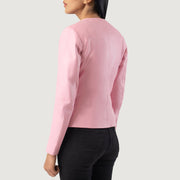 Elixir Collarless Chaqueta de Cuero para Mujer – Vista alternativa del producto 5