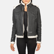 Fiona Hooded Chaqueta de Borrego para Mujer – Vista alternativa del producto 1