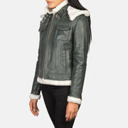 Fiona Hooded Chaqueta de Borrego para Mujer – Vista alternativa del producto 3