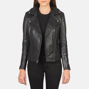 Flashback Chaqueta Biker de Cuero para Mujer – Vista alternativa del producto 2