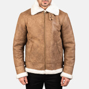 Francis B-3 Negro Cazadora Bomber de Cuero para Hombre – Vista alternativa del producto 4