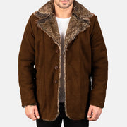 Furlong Abrigo de Cuero Beige Abrigo de Cuero para Hombre – Vista alternativa del producto 1