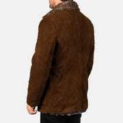 Furlong Abrigo de Cuero Beige Abrigo de Cuero para Hombre – Vista alternativa del producto 5