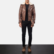 
Furton Chaqueta Biker de Cuero para Hombre – alternate product view 4