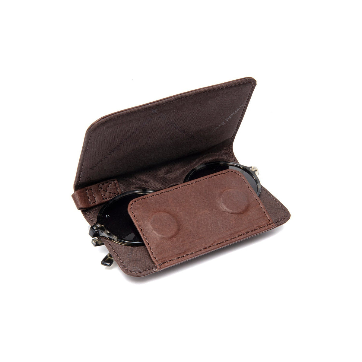Brown Glasses Case Maplewood para Mujer, front view