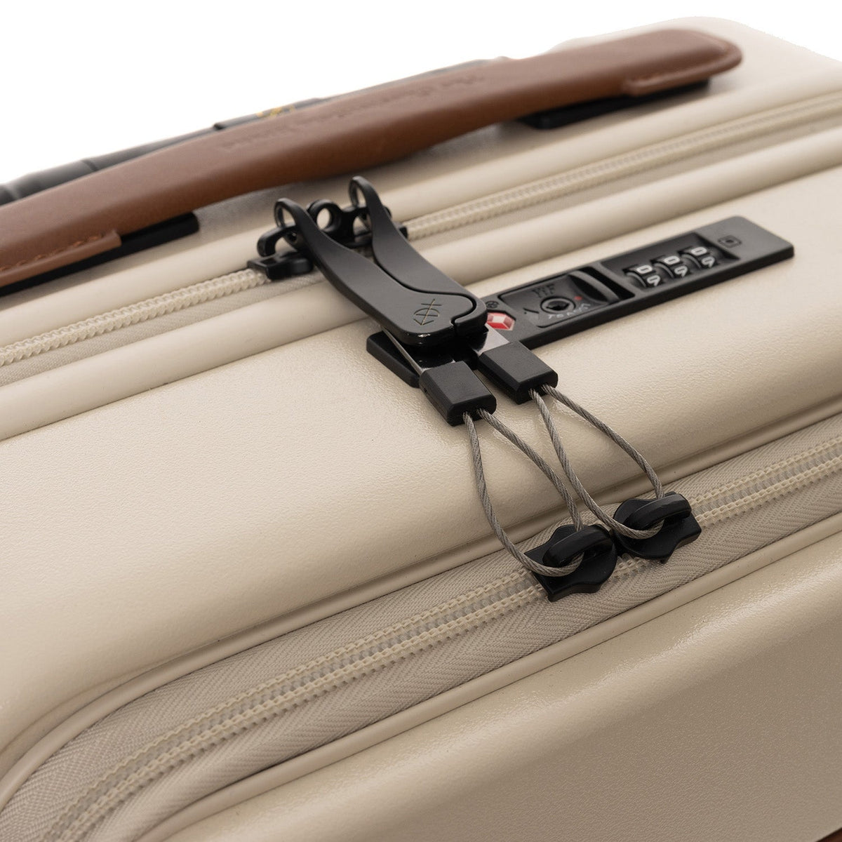 
Sandy Beach Hand Luggage Suitcase Front Pocket Zuna para Mujer para Mujer, detail view 4