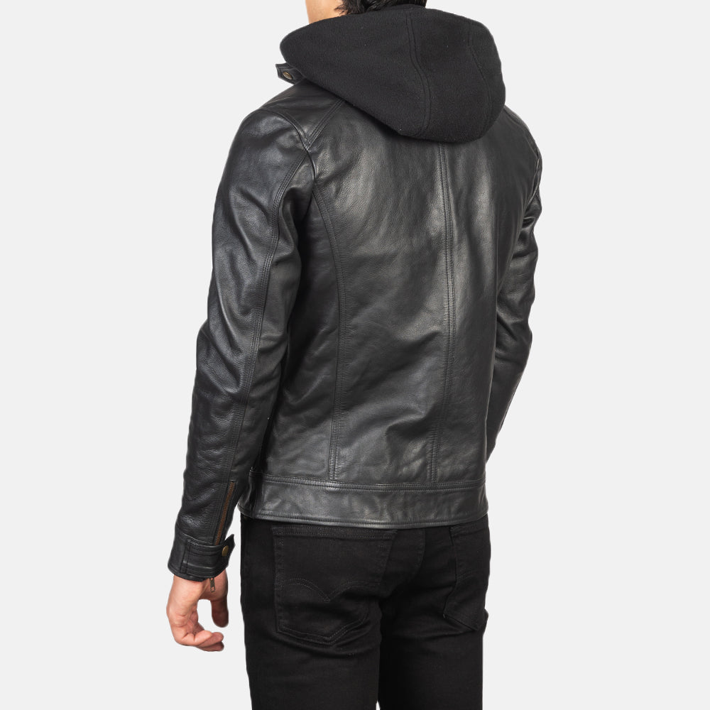 Authentic Cowhide Leather with Semi-aniline Finish Grain Texture &amp; Heavy-Duty Seam Stitching Detail