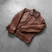 Inferno Leather Brown Jacket – Vista alternativa del producto 7