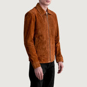 Inferno Leather Brown Jacket – Vista alternativa del producto 2