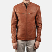 Ionic Chaqueta Biker de Cuero para Hombre – Vista alternativa del producto 3