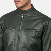 Ionic Chaqueta Biker de Cuero para Hombre – Vista alternativa del producto 6