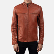 Ionic Chaqueta Biker de Cuero para Hombre – Vista alternativa del producto 1