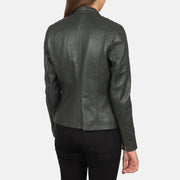 
Kelsee Chaqueta Biker de Cuero para Mujer – alternate product view 5