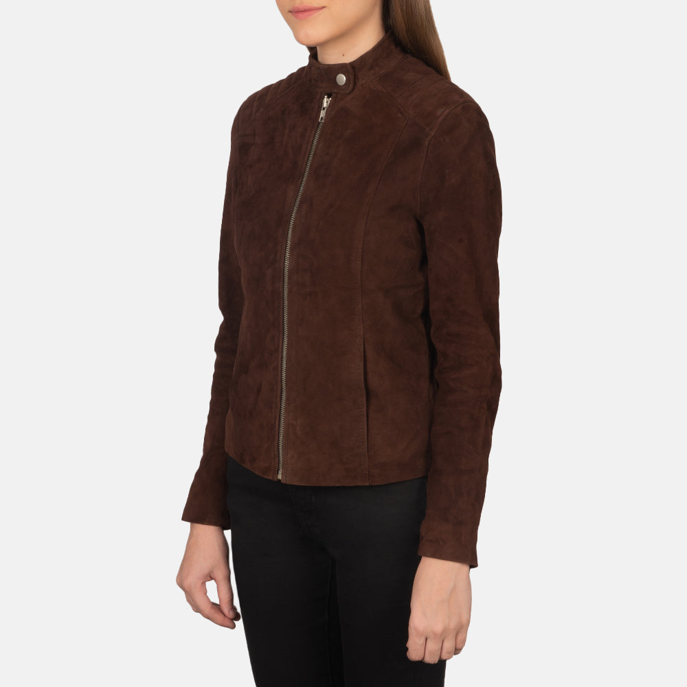 
Kelsee Chaqueta Biker de Cuero para Mujer – alternate product view 2