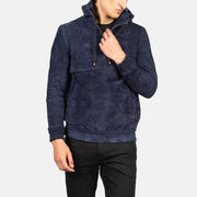 Kenton Hooded Chaqueta de Cuero para Hombre – Vista alternativa del producto 4