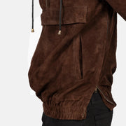 Kenton Hooded Chaqueta de Cuero para Hombre – Vista alternativa del producto 6