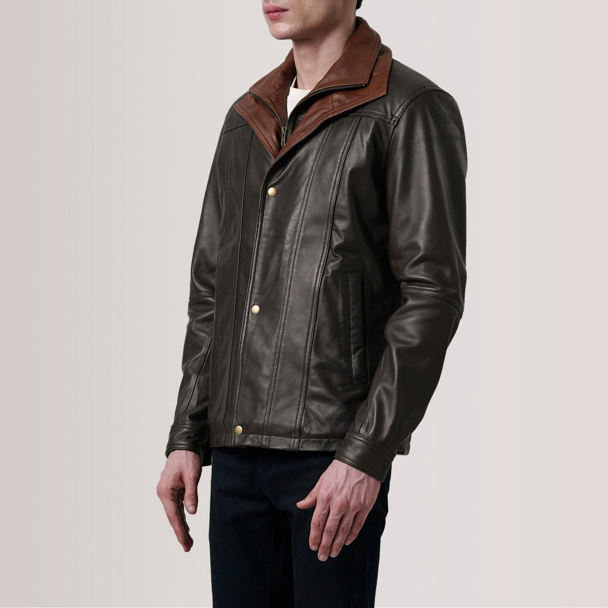 Klen Chaqueta de Cuero para Hombre – Vista alternativa del producto 3