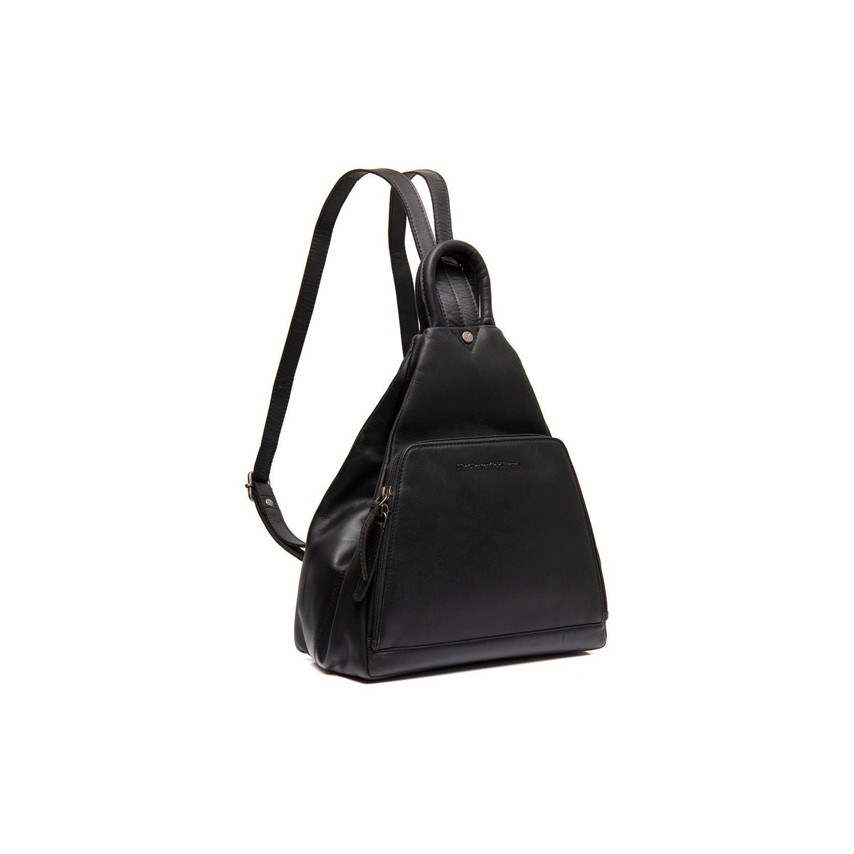 Howard Full-Grain Leather Backpack in Classic 100% Full-Grain Leather - Full Exterior Front Profile View | Comprar online