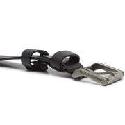 Solid Antique Brass Hardware &amp; Heavy-Duty Dual Zipper Detail on Aayden Full-Grain Cinturón de Cuero para Hombre