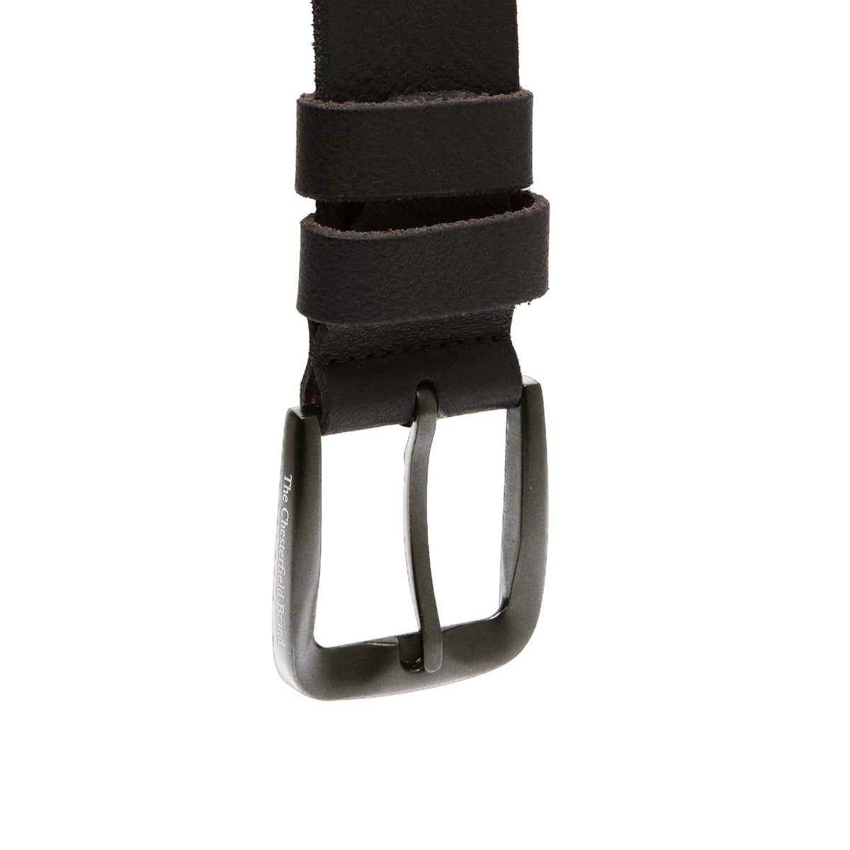 Copper Full-Grain Cinturón de Cuero para Hombre - Structured Side Profile Showing Gusset Depth &amp; Expansion Capacity