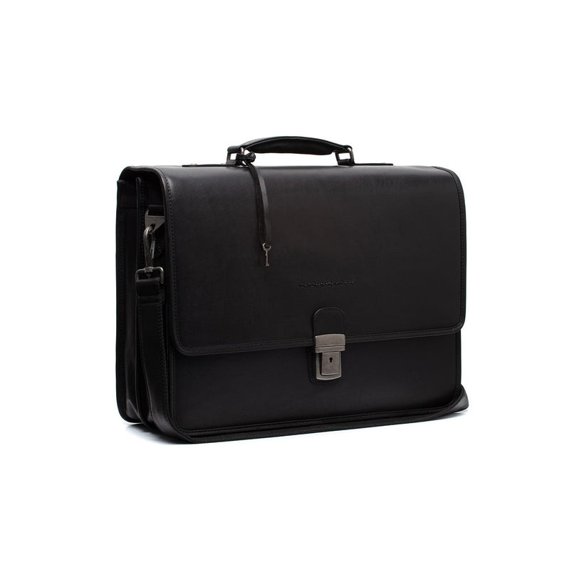 Glenwood Full-Grain Leather Briefcase para Hombre
