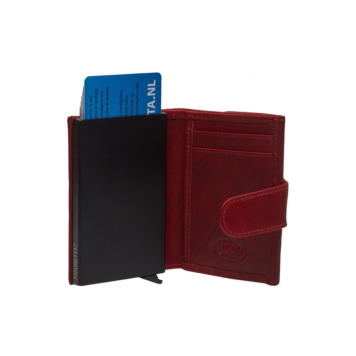 Hannover Full-Grain Leather Card Holder para Mujer – Vista alternativa del producto 3