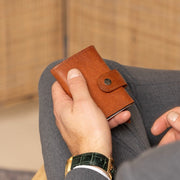 Larino Full-Grain Leather Card Holder para Mujer – Vista alternativa del producto 2