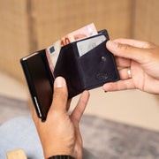 Paris Full-Grain Leather Card Holder para Mujer – Vista alternativa del producto 3