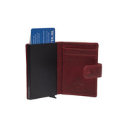 Prague Full-Grain Leather Card Holder para Mujer – Vista alternativa del producto 3