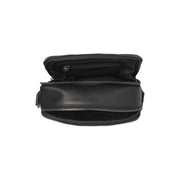 Solid Antique Brass Hardware &amp; Heavy-Duty Dual Zipper Detail on Arendal Full-Grain Leather Crossbody Bag para Hombre