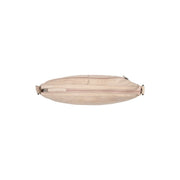 
Classic 100% Full-Grain leather Bag - Perspectiva trasera con correas de cuero reforzadas