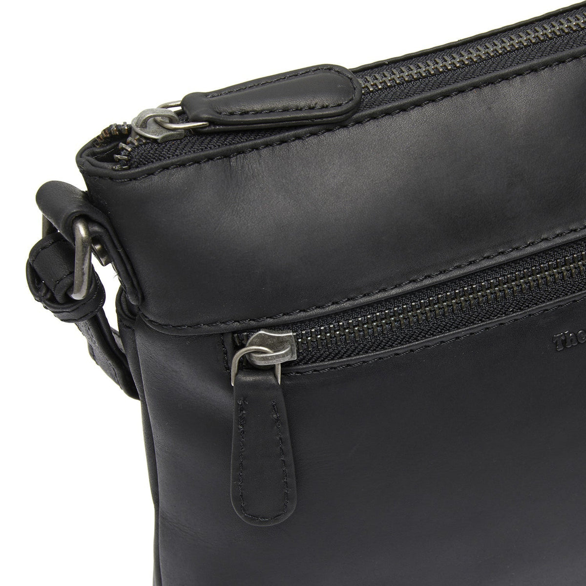 Classic 100% Full-Grain leather Bag - Rear Perspective Showing Reinforced Leather Straps & Stitching