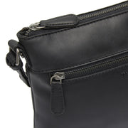 Classic 100% Full-Grain leather Bag - Rear Perspective Showing Reinforced Leather Straps & Stitching
