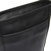 
Classic 100% Full-Grain leather Bag - Perspectiva trasera con correas de cuero reforzadas