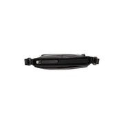 Navene Cuero flor integral Bolso cruzado - Structured Side Profile Showing Gusset Depth &amp; Expansion Capacity