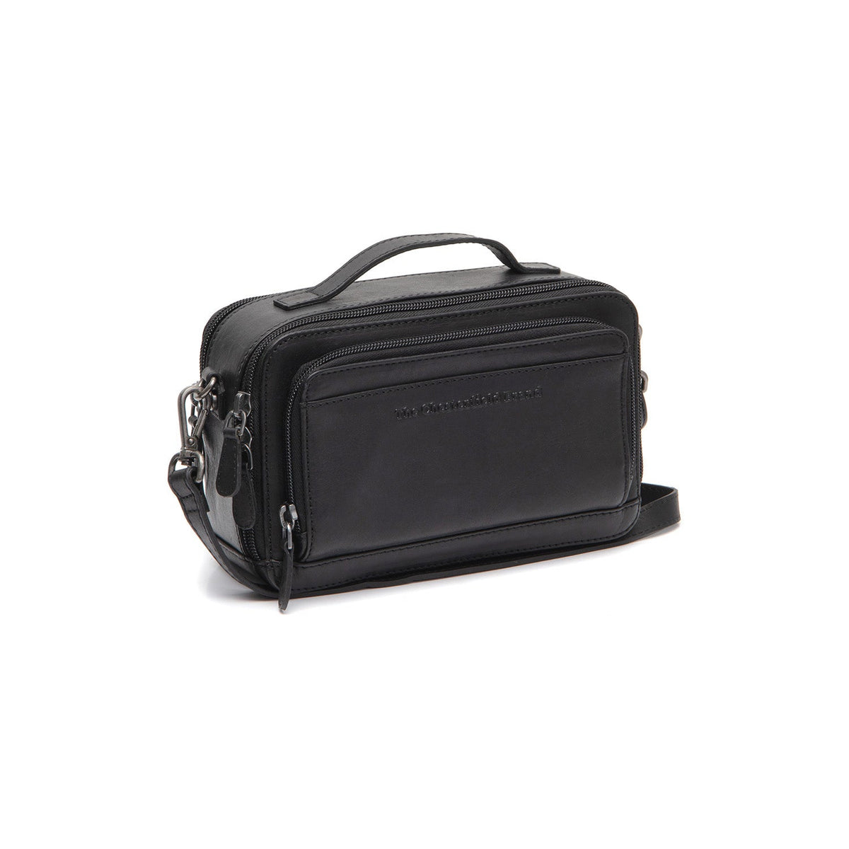 Rovon Full-Grain Leather Crossbody Bag in Classic 100% Full-Grain Leather - Full Exterior Front Profile View | Buy Online
