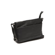 Salerno Full-Grain Leather Crossbody Bag para Mujer in Classic 100% Full-Grain Leather - Full Exterior Front Profile View | Comprar online