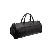 Tailored Rib Cuffs &amp; Hem Craftsmanship Construction Detail on Leather Garment Bag Finlay para Mujer