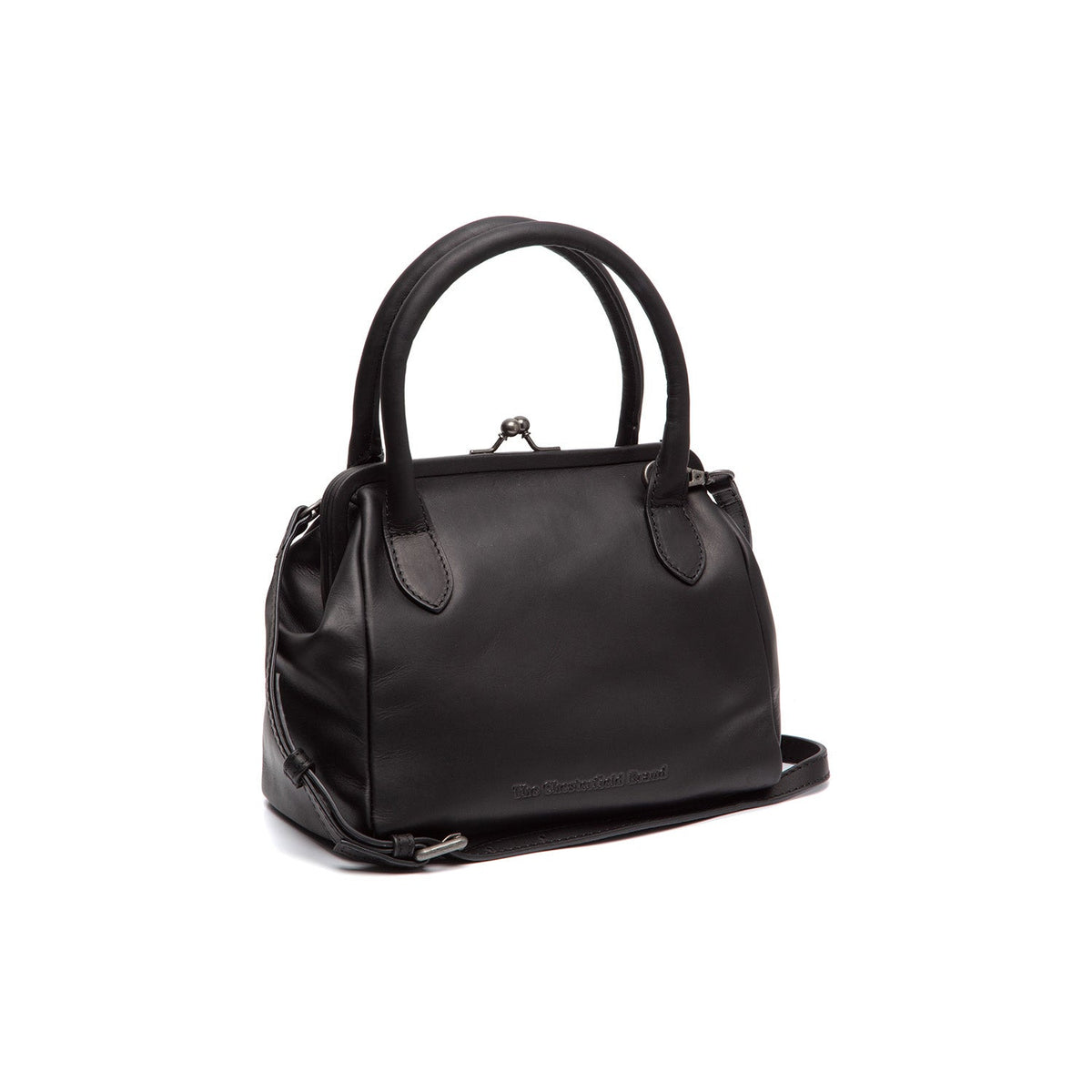 
Chili Bolso de mano de cuero flor en clásico 100% cuero flor integral - Vista frontal y silueta entallada | Comprar online