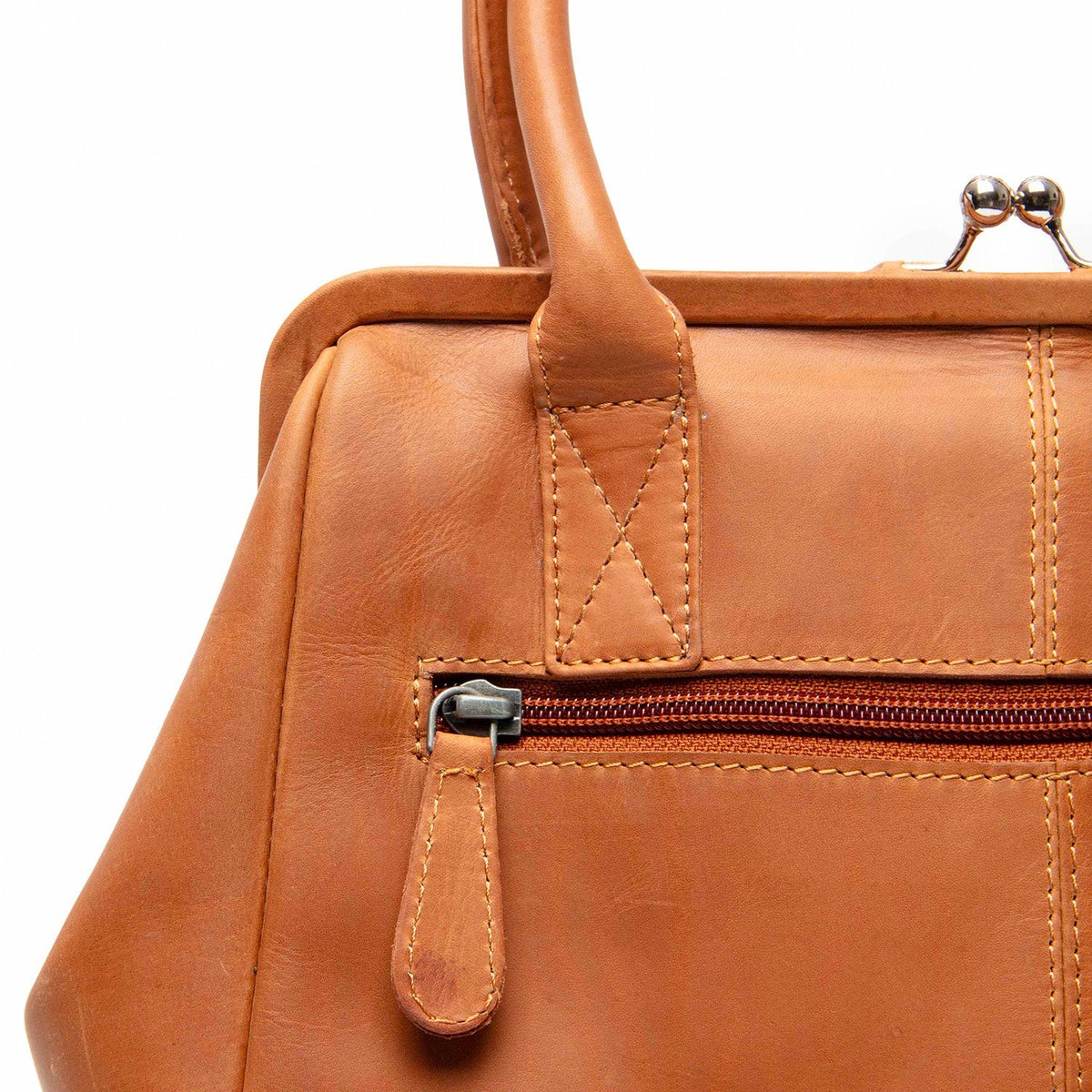 Dorin Full-Grain Leather Handbag para Mujer – Vista alternativa del producto 3
