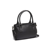 Fenja Full-Grain Leather Handbag para Mujer in Classic 100% Full-Grain Leather - Vista frontal y silueta a medida | Comprar online