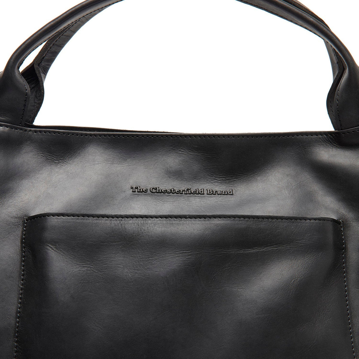 
Classic 100% Full-Grain leather Goods - Vista posterior con hombros definidos y bajo impecable