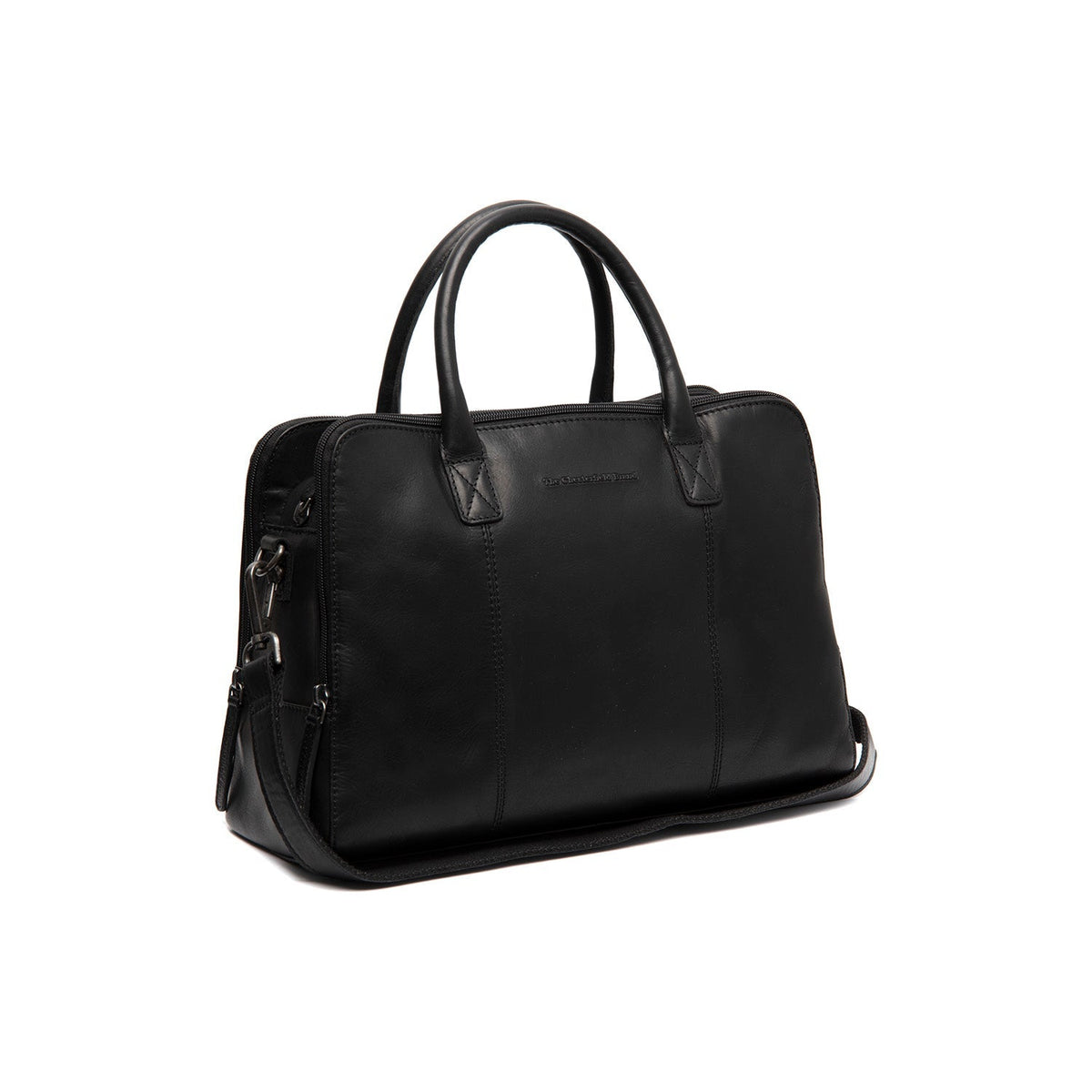 Layton Full-Grain Leather Handbag para Mujer in Classic 100% Full-Grain Leather - Vista frontal y silueta a medida | Comprar online