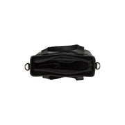 
Lingfield Bolso de mano de cuero flor - Vista lateral mostrando el corte ergonómico de mangas